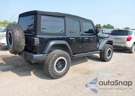 2018 Jeep Wrangler Unlimited Sport S 4X4 z USA, uszkodzony, nr VIN 1C4HJXDG7JW154672